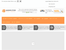 Tablet Screenshot of jammer-store.com